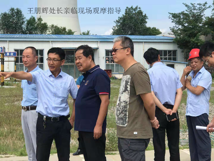 王朋輝處長親臨現(xiàn)場觀摩指導